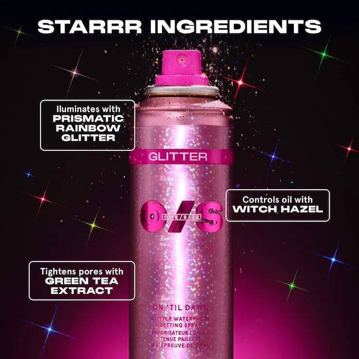 ONE/SIZE by Patrick Starrr On 'Til Dawn Glotter Waterproof Setting Spray