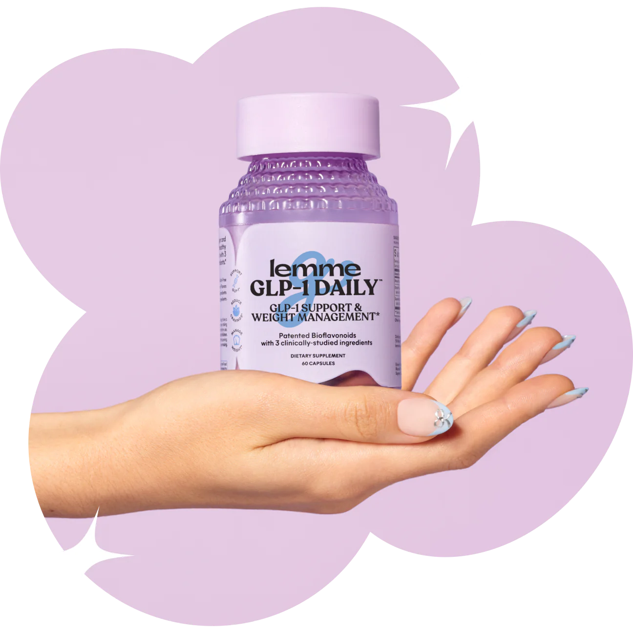 Lemme GLP-1 Daily Support Cravings & Weight Management Capsules