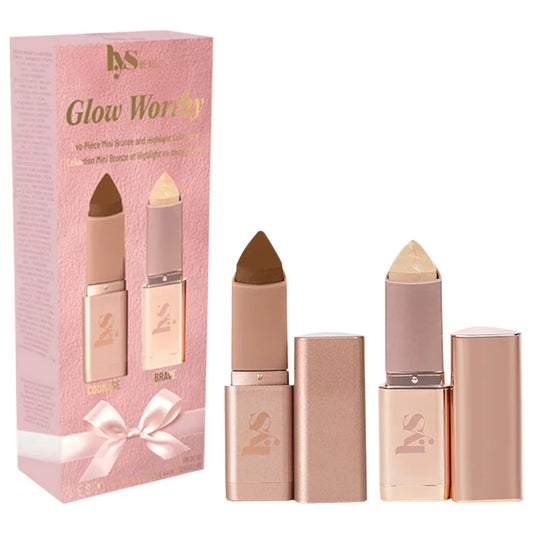 LYS Beauty Mini Glow Worthy Light Bronzer and Highlighter 2-Piece Set