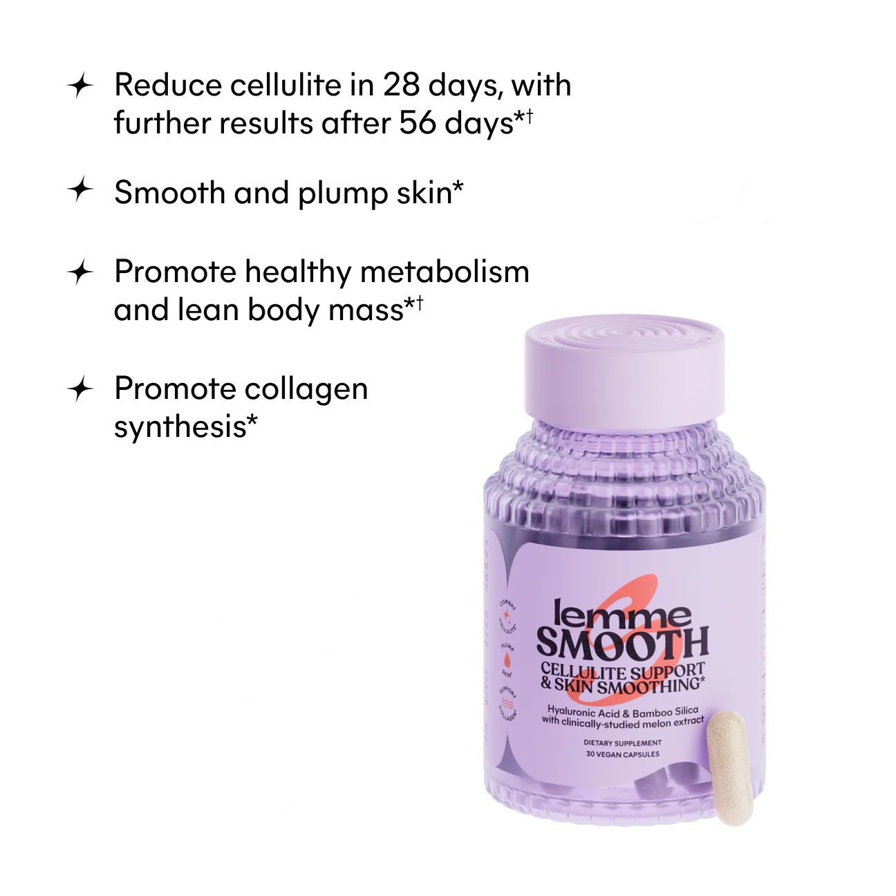 Lemme by Kourtney Kardashian Smooth Capsules Cellulite Support & Skin Smoothing Capsules