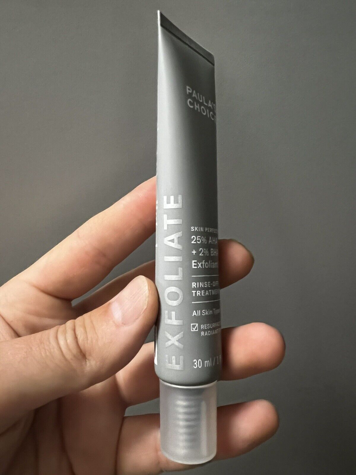 Paula’s Choice Skin Perfecting 25% AHA + 2% BHA Exfoliant Peel