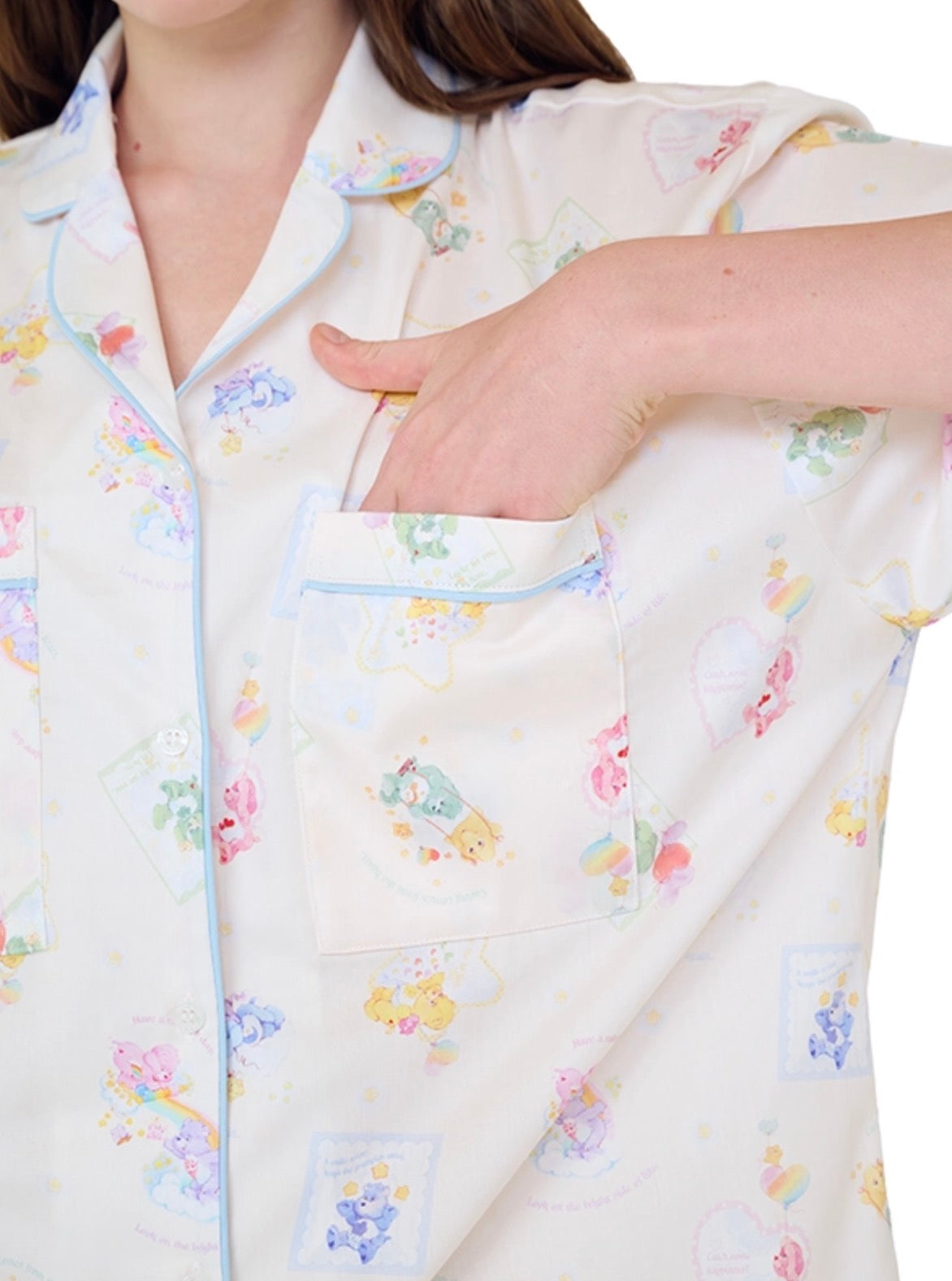 SliptoSleep Care Bears Card Pants Set