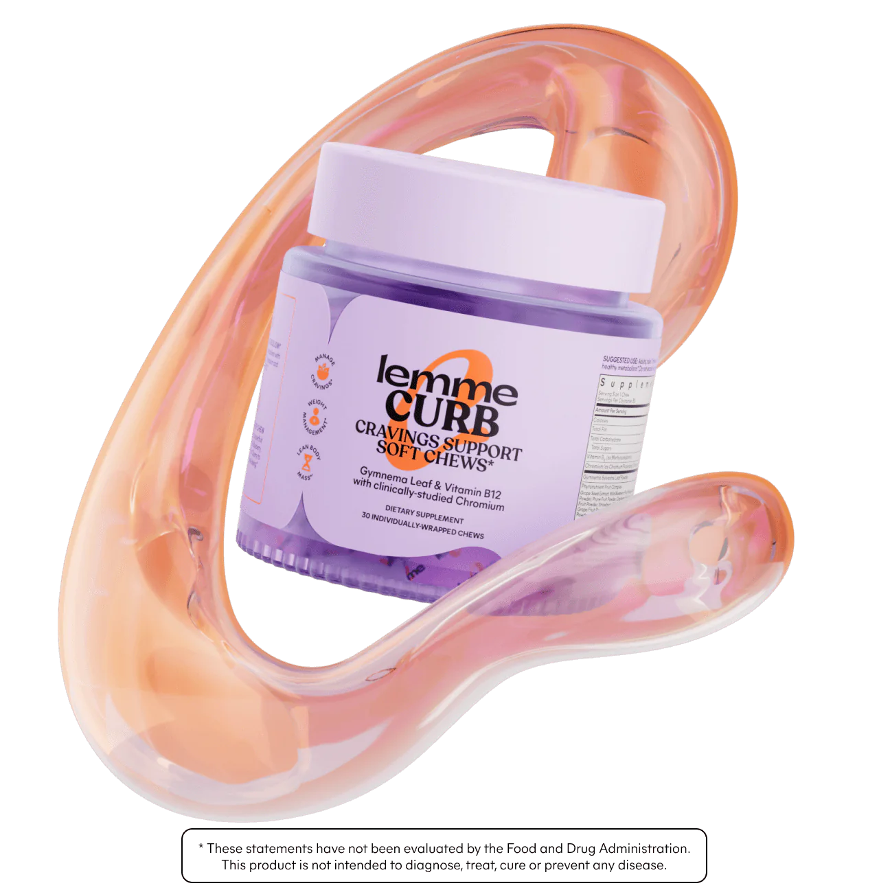Lemme by Kourtney Kardashian Curb Cravings Support Soft Chews