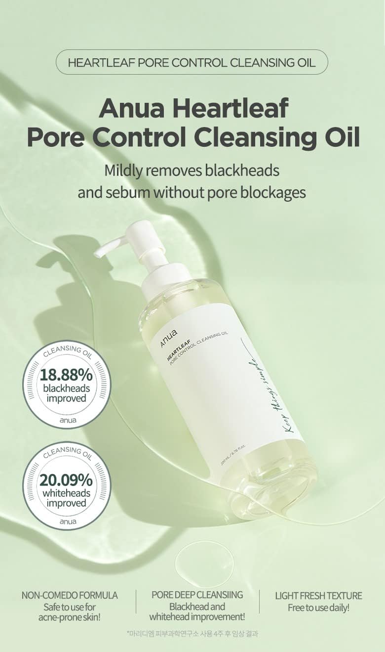 anua Heartleaf Pore Control Cleansing Oil 200ml