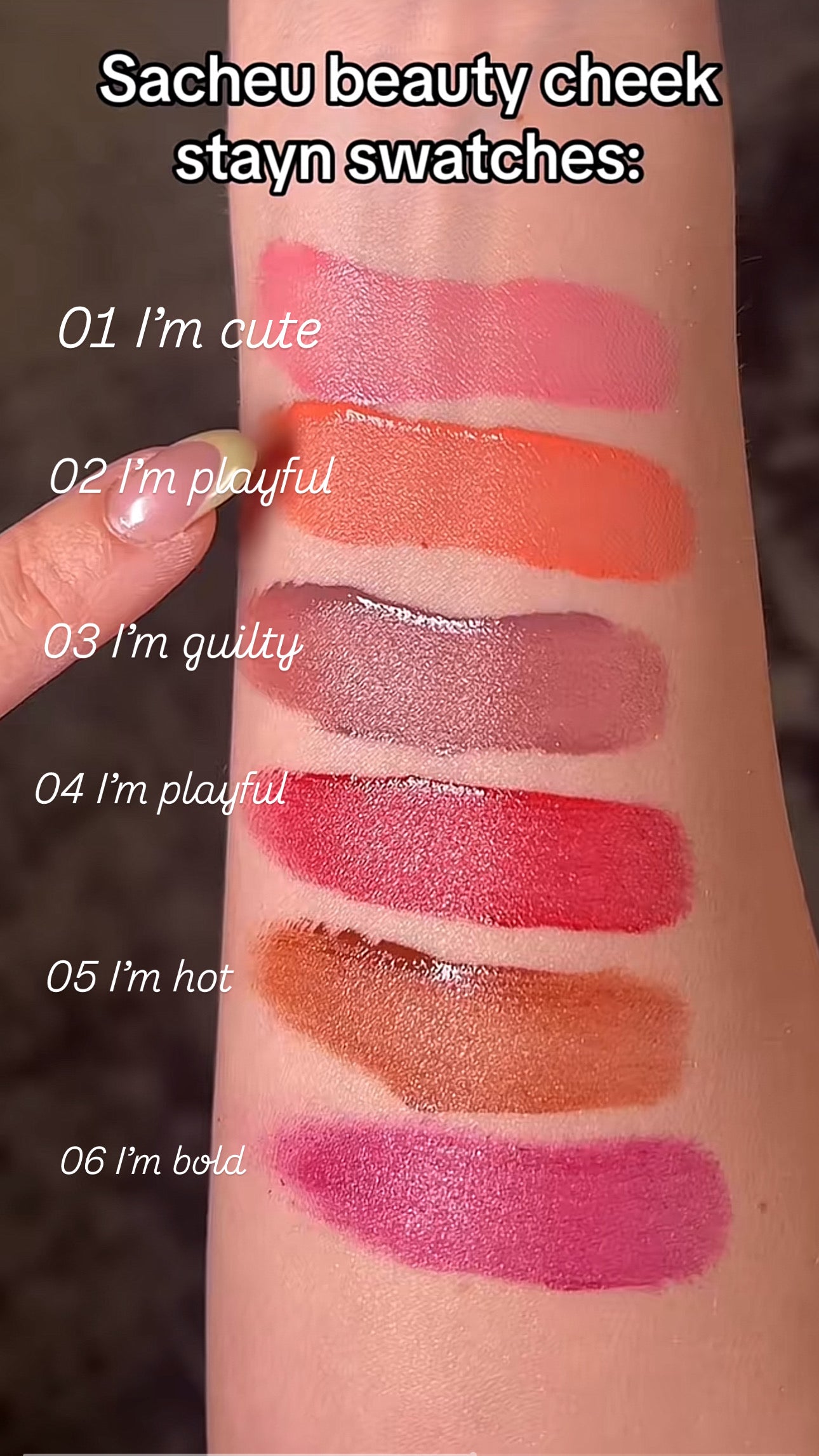 ساشيو blush stain