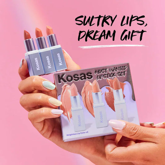 Kosas Mini Most Wanted Nude Lipstick Set