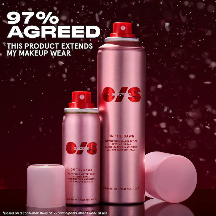 ONE/SIZE by Patrick Starrr On 'Til Dawn Mattifying Waterproof Setting Spray Big & Bitty Duo