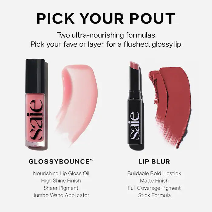 Saie Glossybounce™ High-Shine Hydrating Lip Gloss Oil