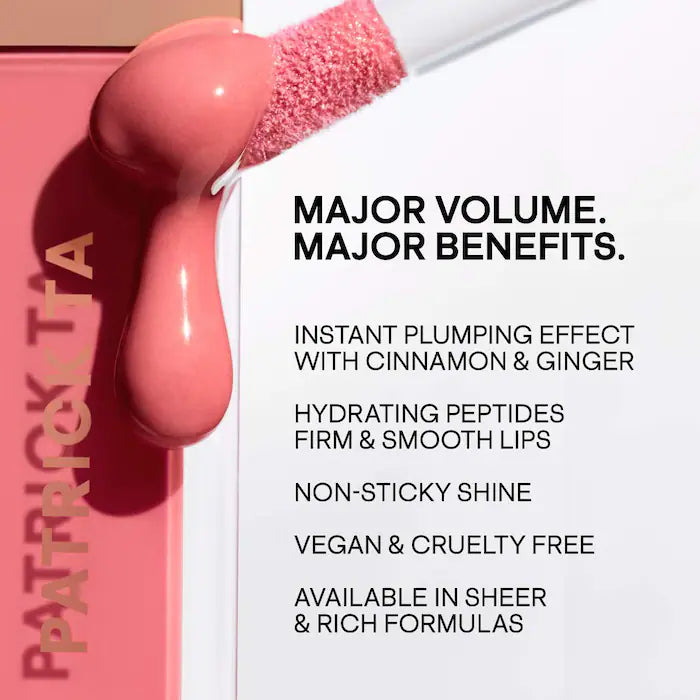 PATRICK TA Major Volume Plumping Lip Gloss