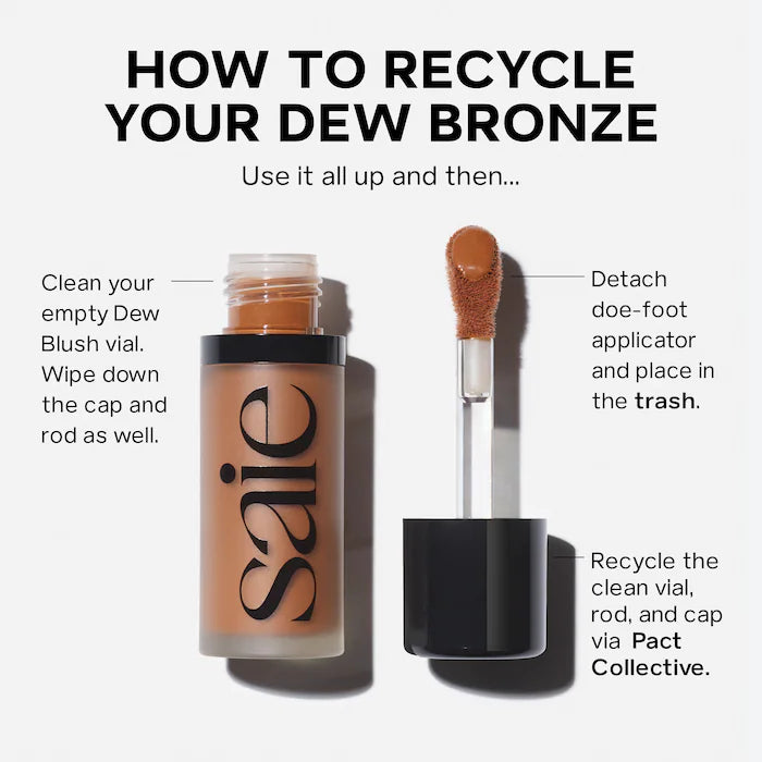 Saie Dew Bronze Soft-Focus Effortless Liquid Bronzer