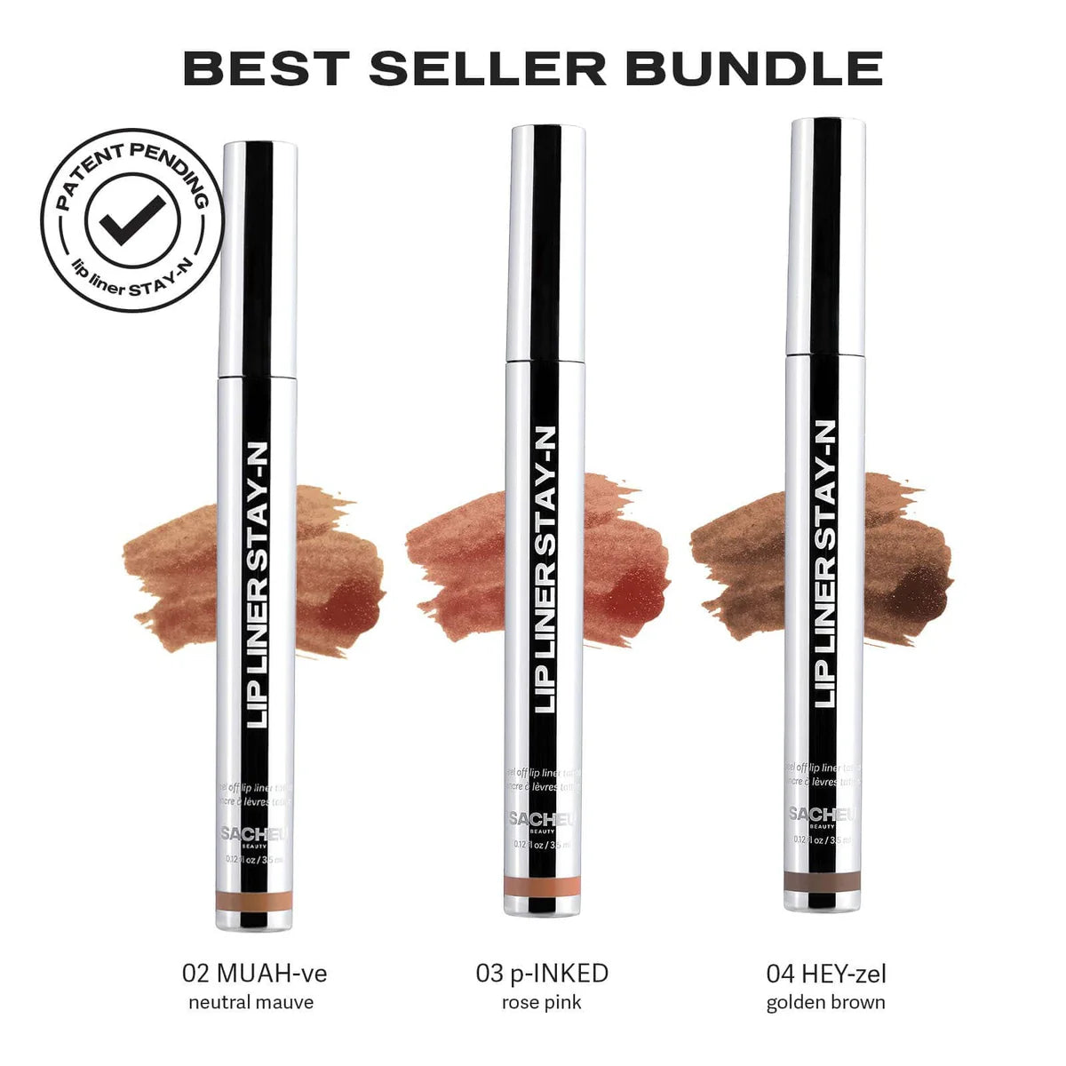 SACHEU Beauty Lip Liner STAY-N Bundle