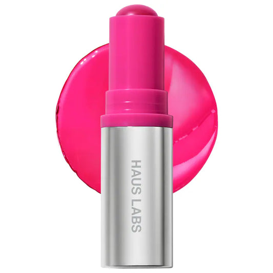 HAUS LABS BY LADY GAGA Color Fuse Longwear Hydrating Glassy Lip + Cheek Blush Balm Stick