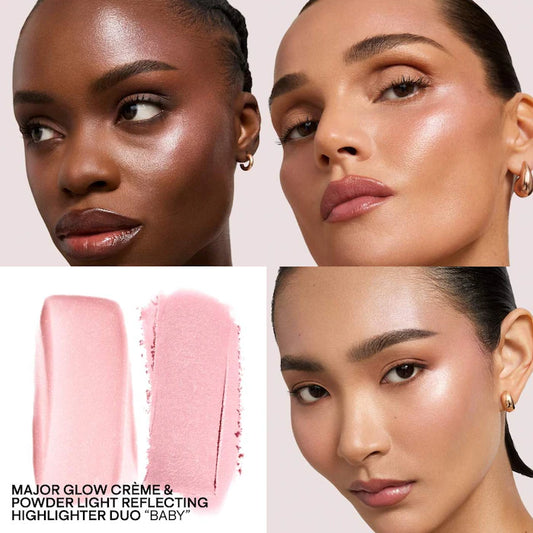 PATRICK TA Major Glow Crème & Powder Light Reflecting Translucent Highlighter Duo