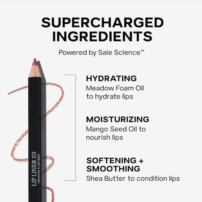 Saie Lip Liner 101: Creamy & Nourishing Lip Pencil