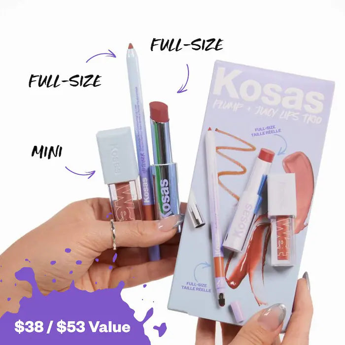 Kosas Plump & Juicy Lips Trio