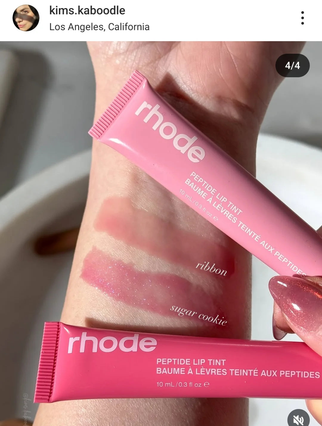 Rhode Peptide Lip Tint in Sugar Cookie (Limited Edition)