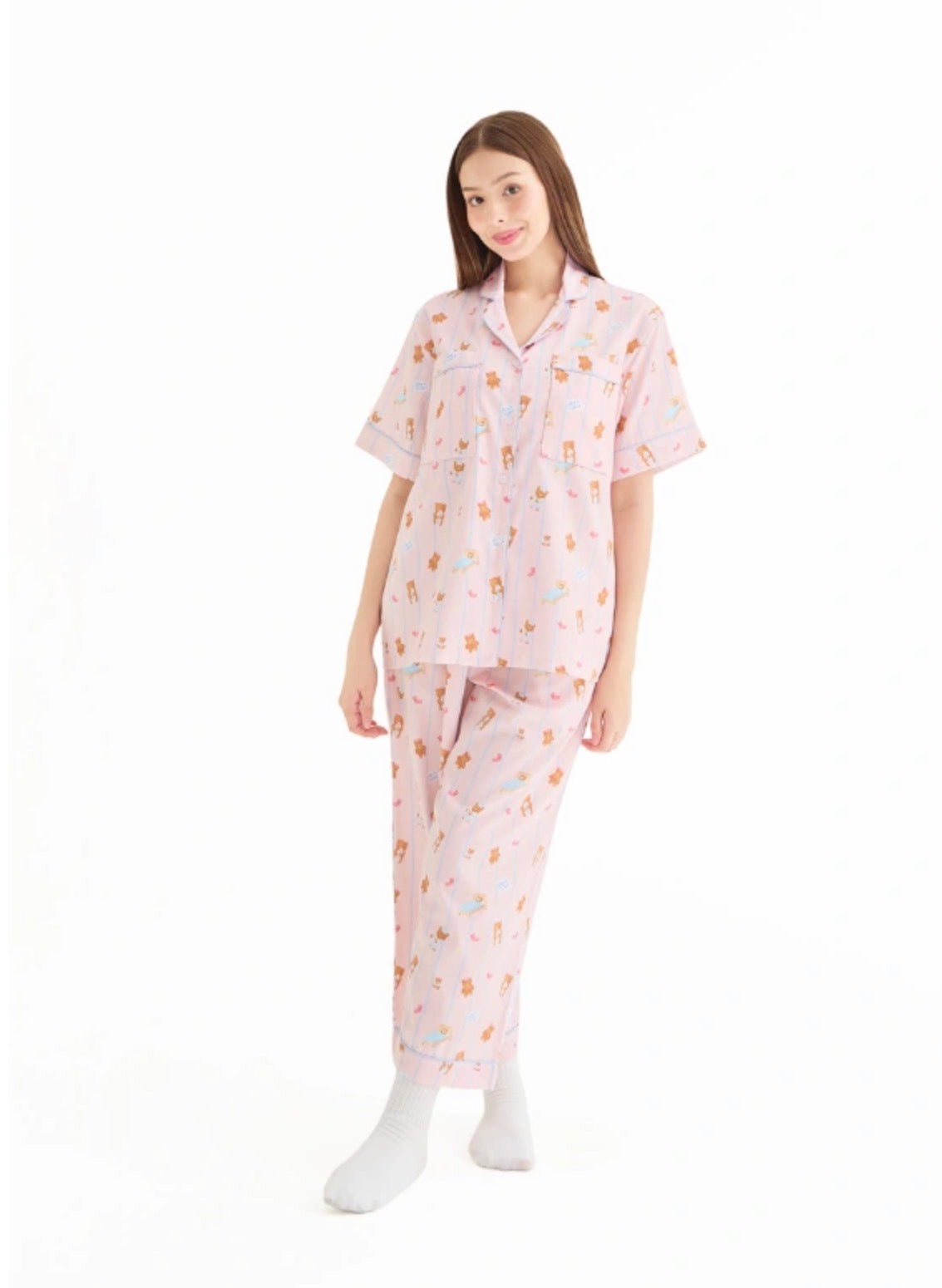 SliptoSleep Teddy Family Pants Set