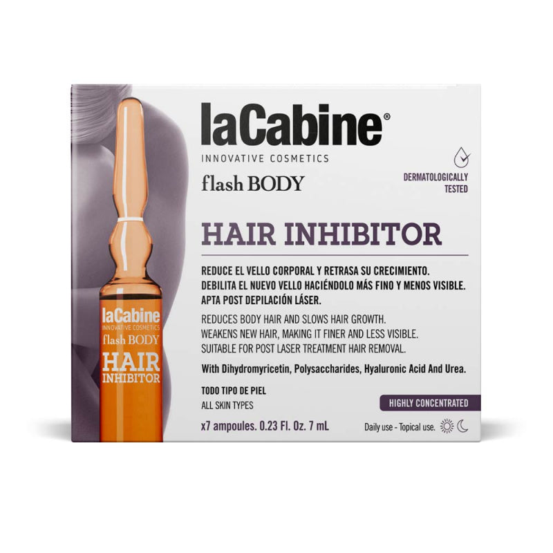 La Cabine Flash Body Hair Inhibitor ampoules 7 x 7 mL