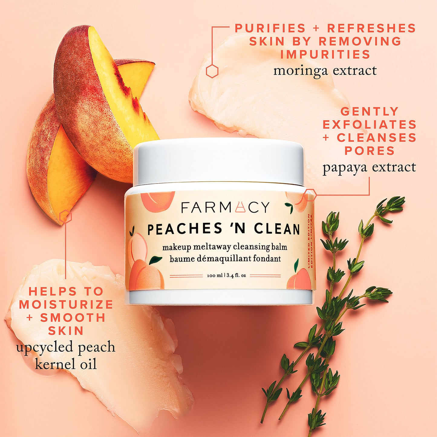 Farmacy Green Clean Makeup Removing Cleansing Balm