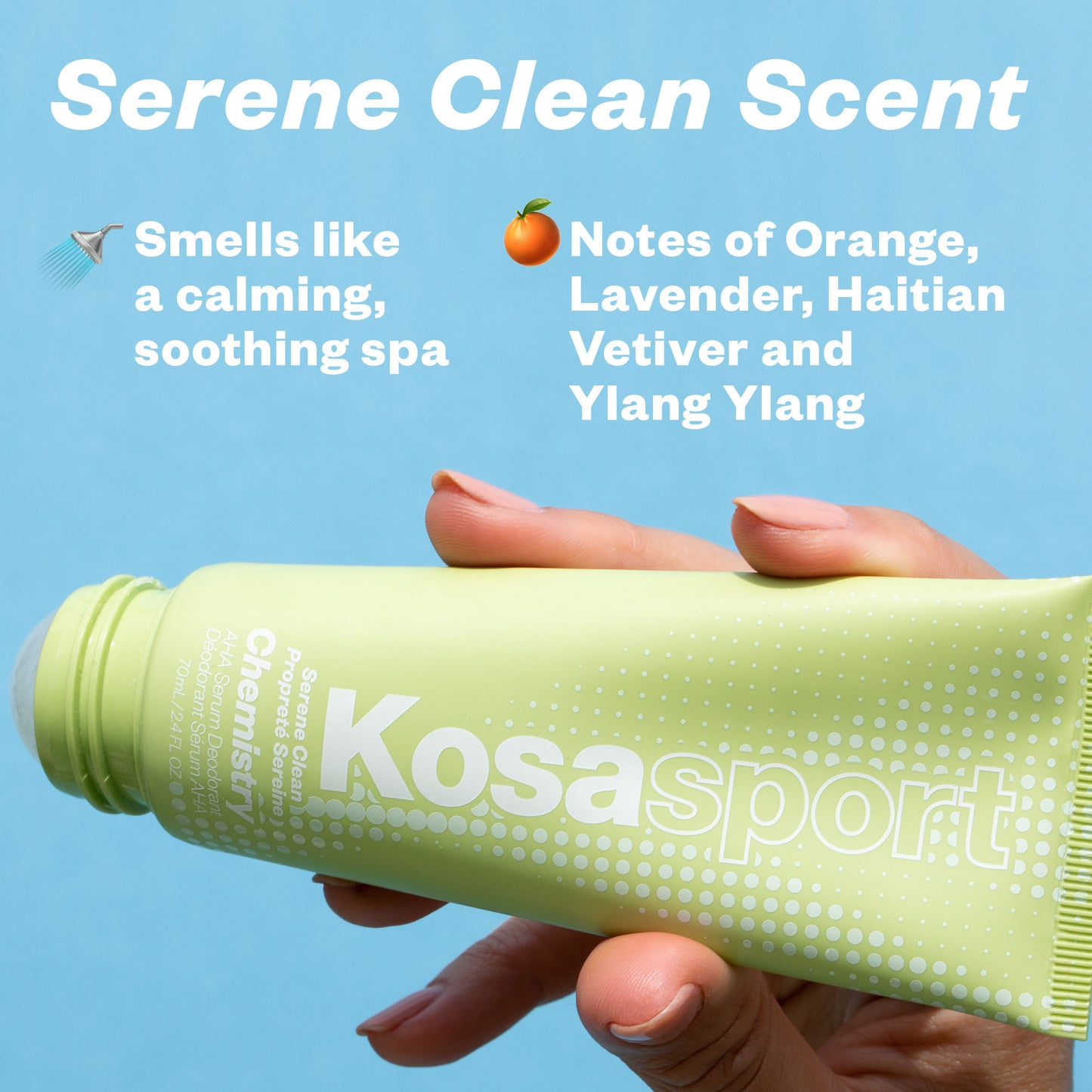 PRE ORDER Kosas Chemistry AHA Serum Deodorant