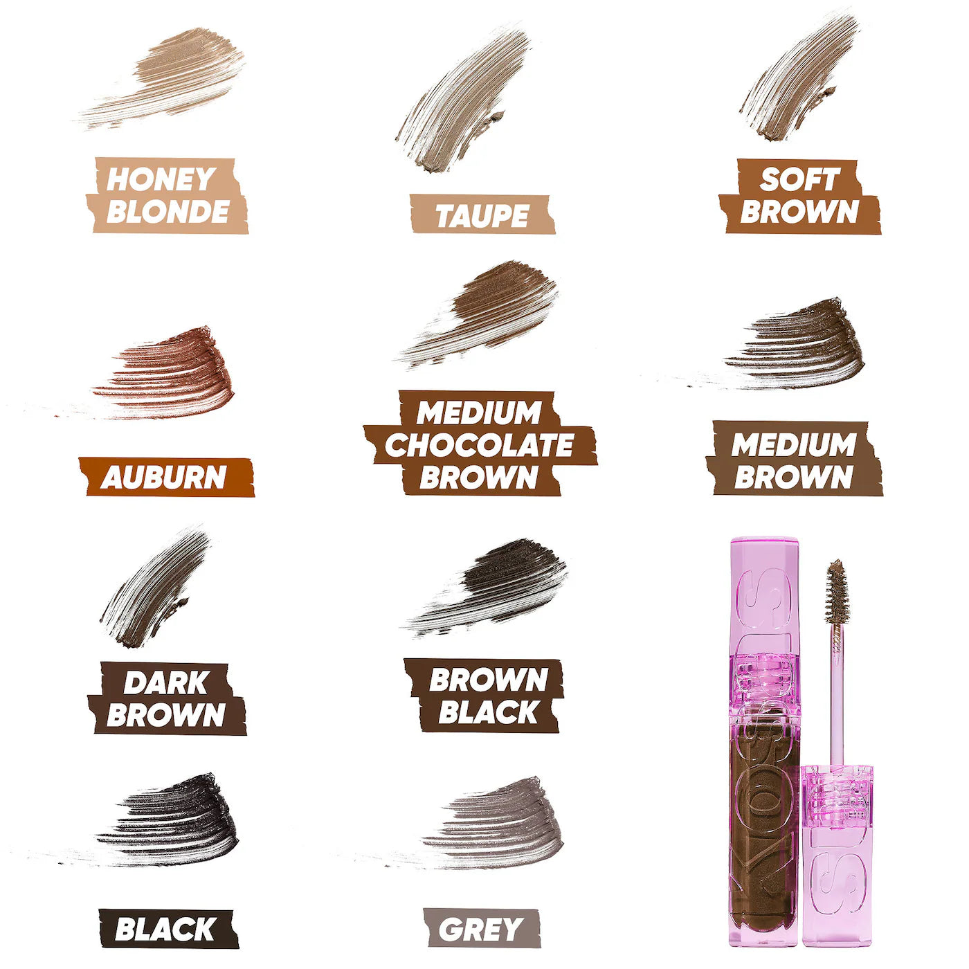 PRE ORDER Kosas Air Brow Clear + Clean Lifting Treatment Eyebrow Gel with Lamination Effect