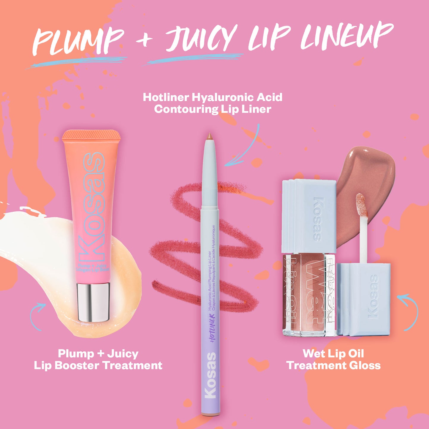 PRE ORDER Kosas Plump + Juicy Lip Booster Buttery Treatment