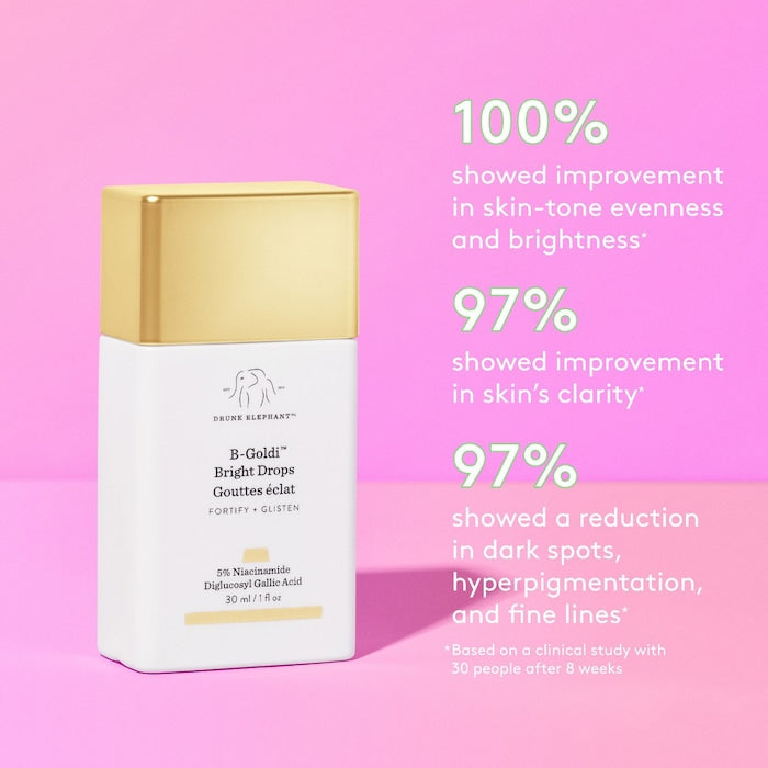 Drunk Elephant B-Goldi™ Bright Illuminating Drops with 5% Niacinamide