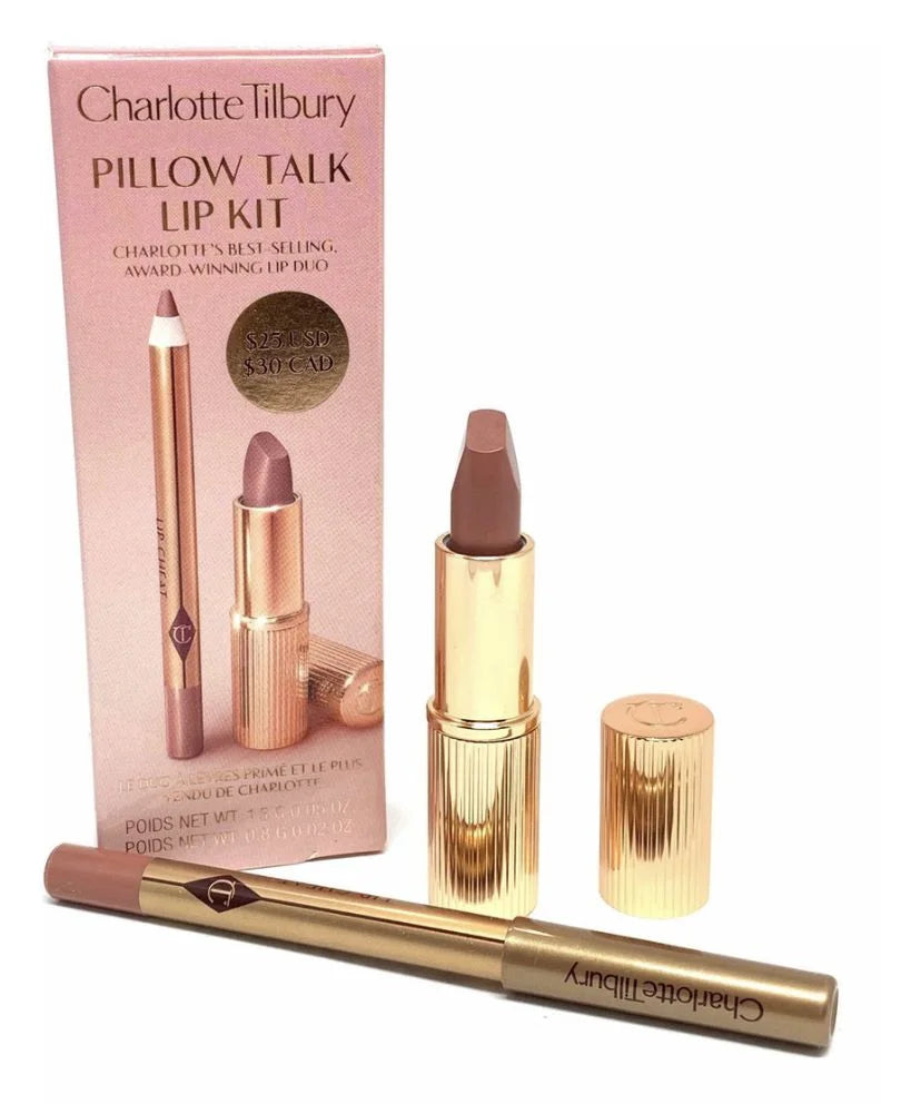 PRE ORDER Charlotte Tilbury Mini Pillow Talk Lipstick & Liner Set