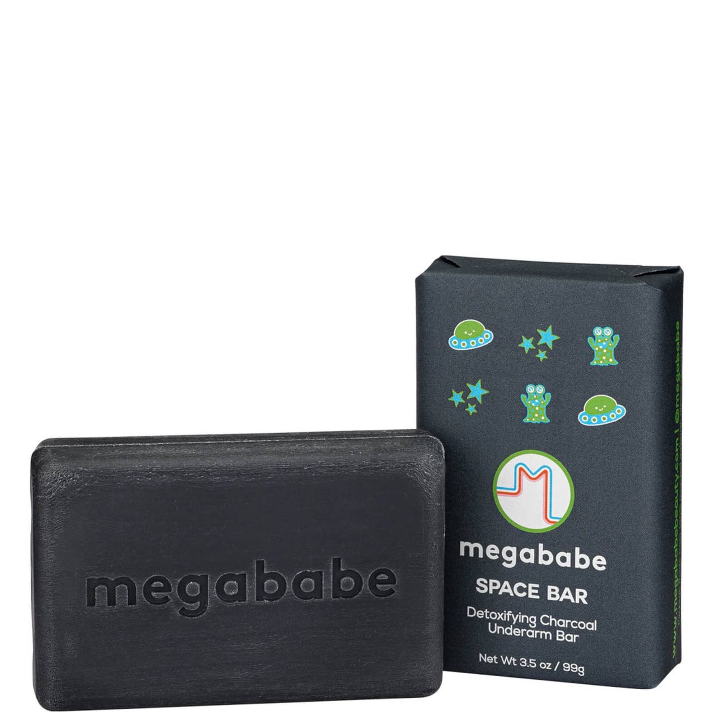 Megababe Space Bar Detoxifying Charcoal Underarm Bar