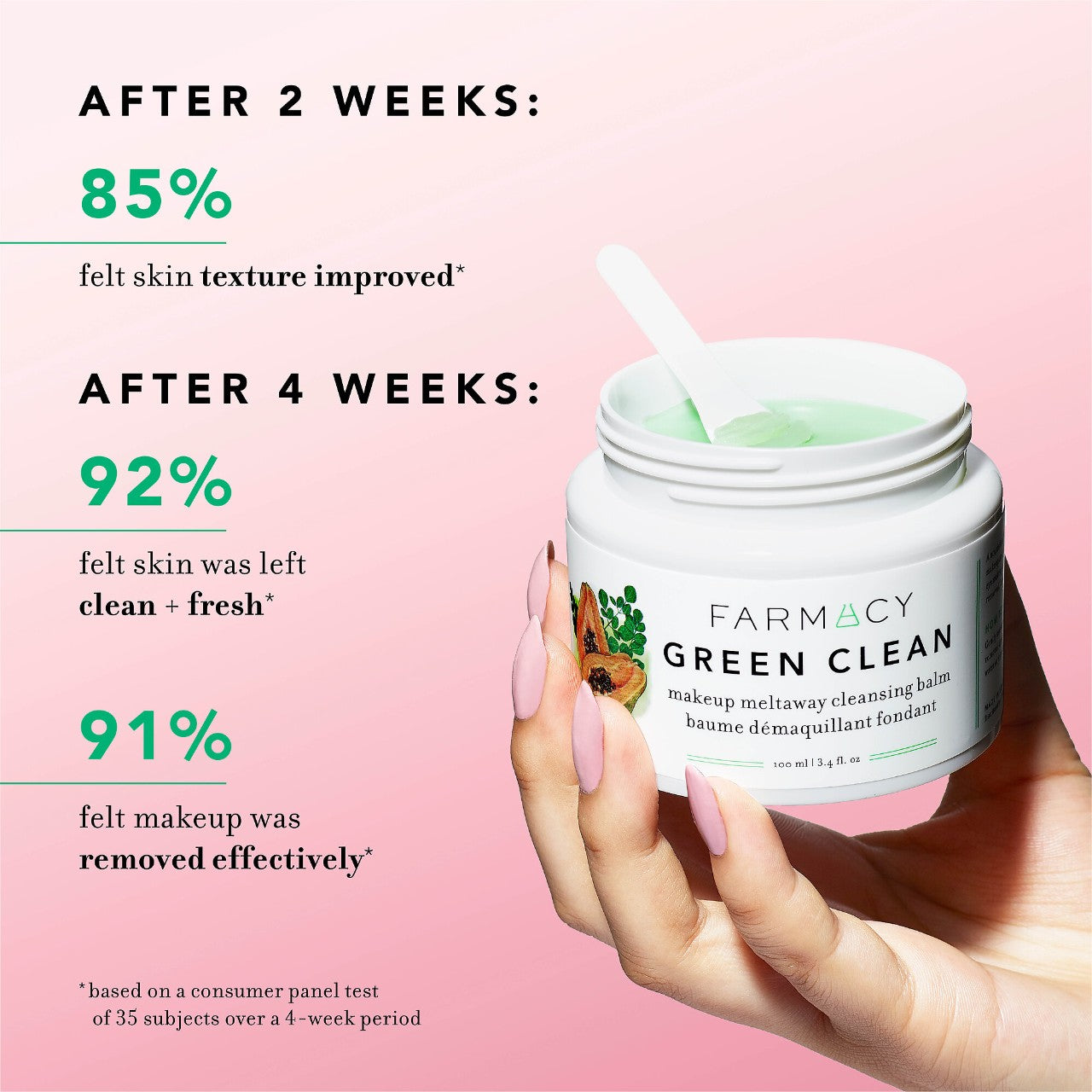 Farmacy Green Clean Makeup Removing Cleansing Balm