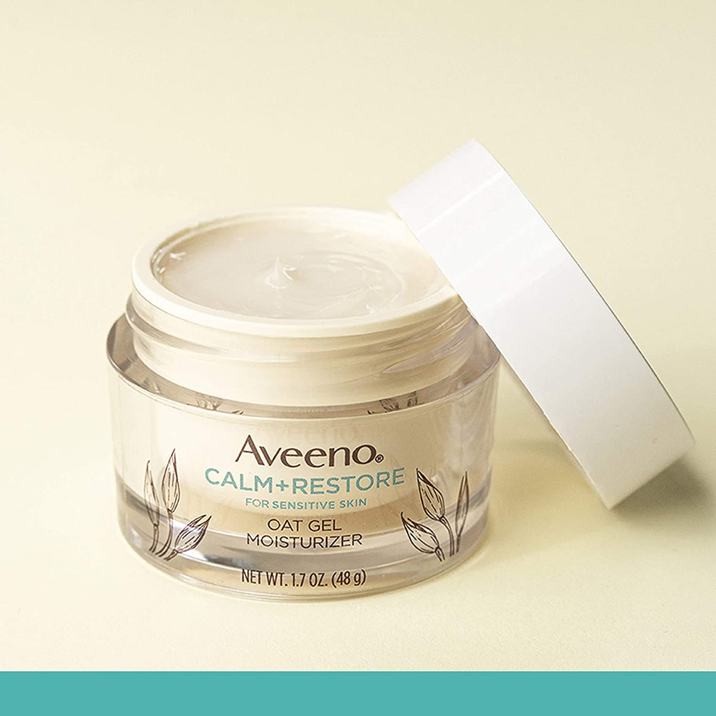 Aveeno Calm + Restore Oat Gel Moisturizer Fragrance Free 1.7 oz (48 g)