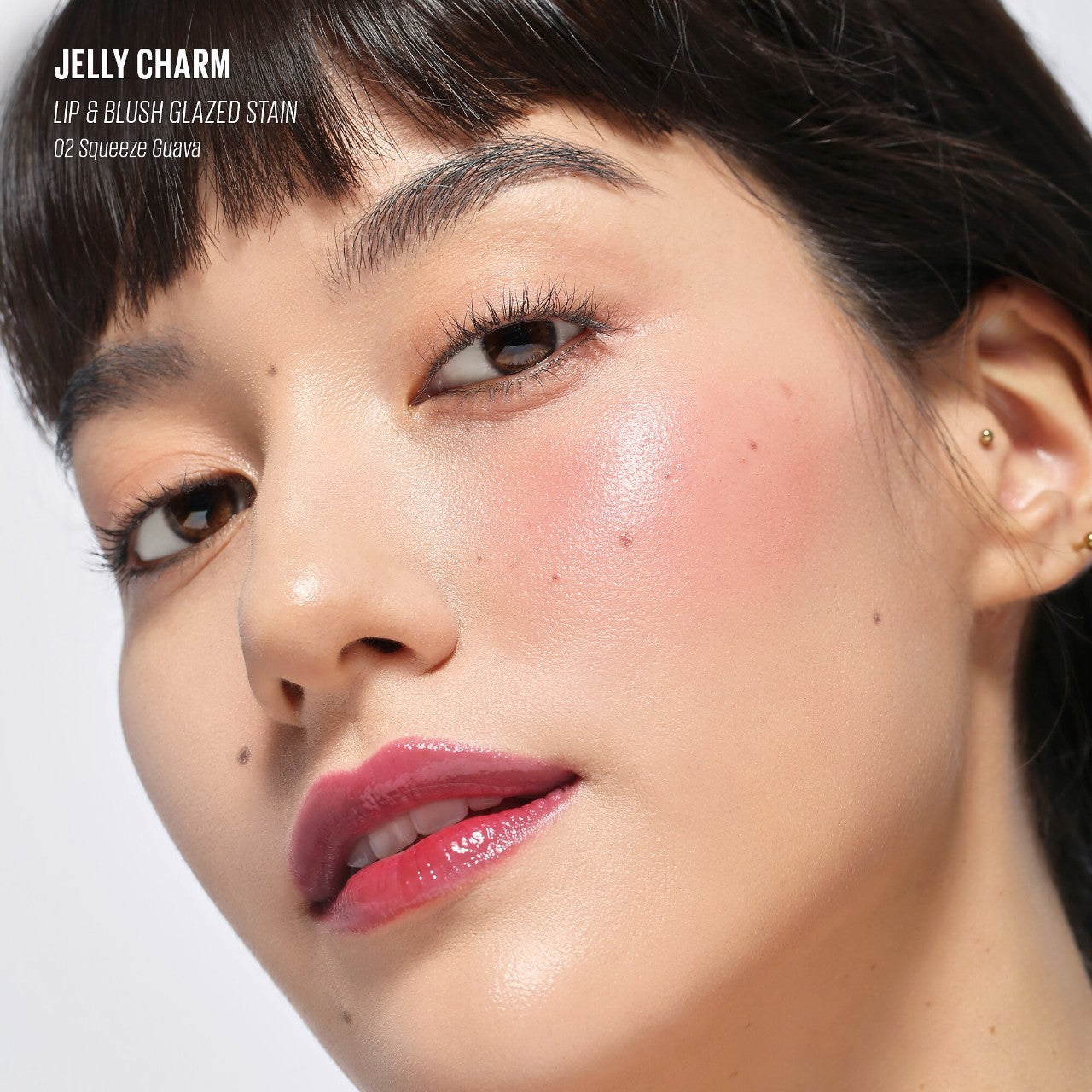 PRE ORDER Kaja Jelly Charm Glazed Lip Stain & Blush With Keychain