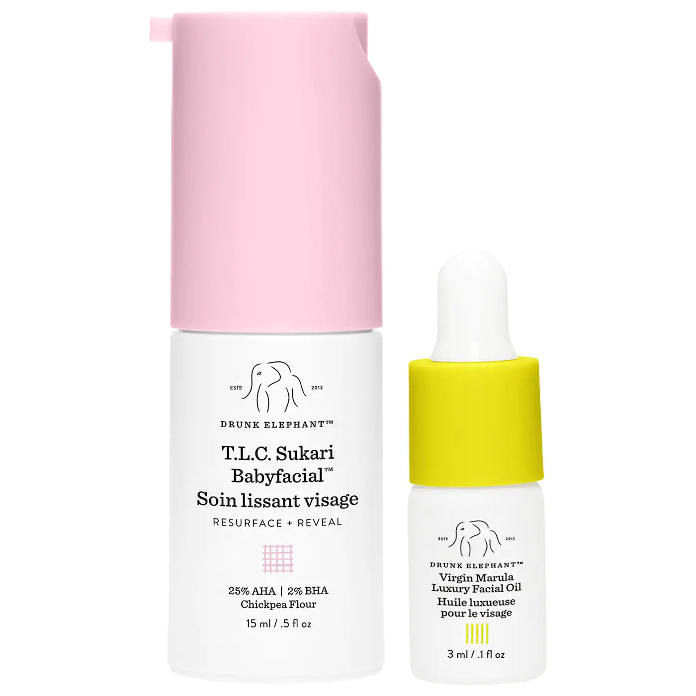 PRE ORDER Drunk Elephant T.L.C. Sukari Babyfacial™ AHA + BHA Mask