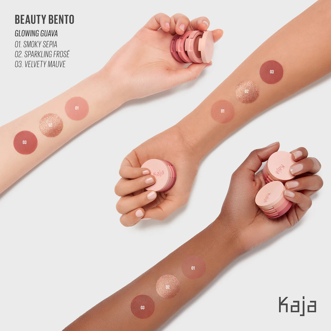 PRE ORDER Kaja Eye Bento Bouncy Eyeshadow Trio