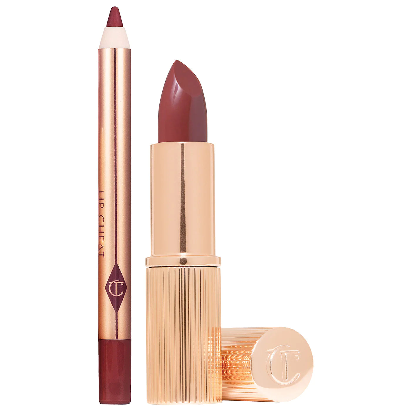 PRE ORDER Charlotte Tilbury Mini Pillow Talk Lipstick & Liner Set