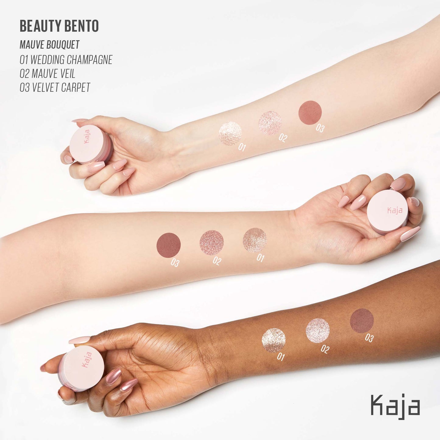 PRE ORDER Kaja Eye Bento Bouncy Eyeshadow Trio