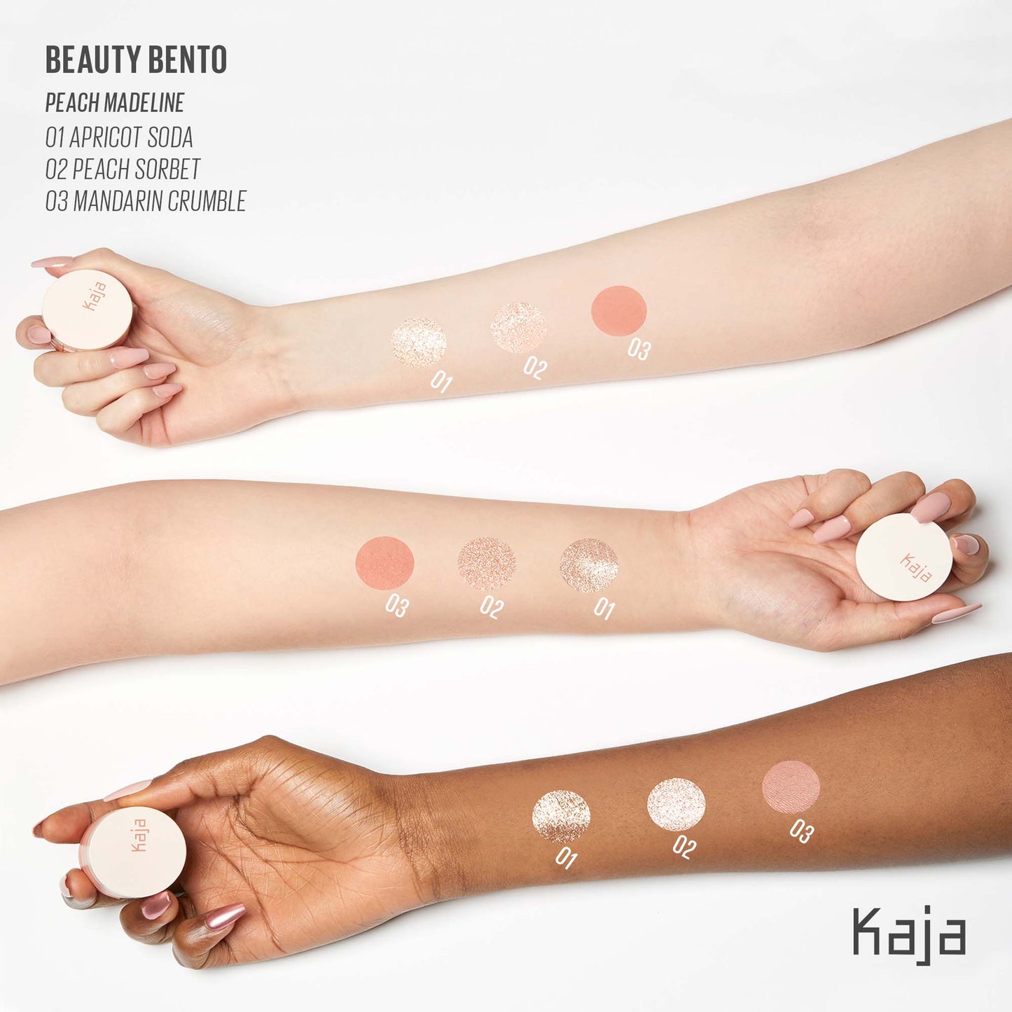 PRE ORDER Kaja Eye Bento Bouncy Eyeshadow Trio